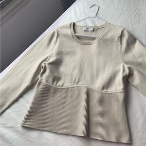 Babaton sculpt knit empire longsleeve